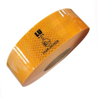 China High Intensity Prismatic ECE 104r Approved Reflective Tape For Trucks Vehicles for sale