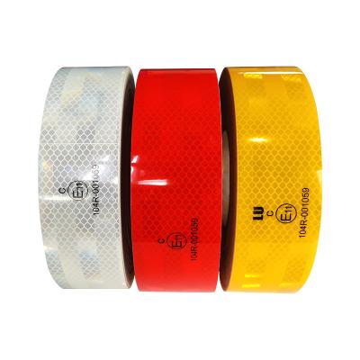 China Top Quality ECE 104R Certificated High Visibility Micro-Prismatic Vehicle Reflective Tape for sale