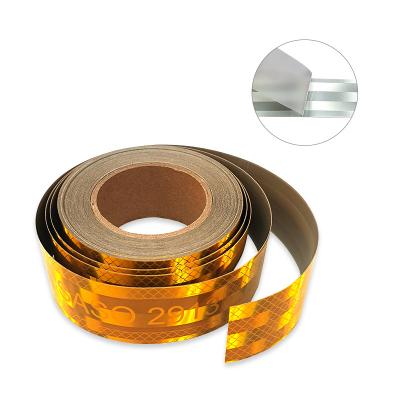 China Aluminized Metalized Saso 2913 2inches 25m 50m Retro Reflective Conspicuity Tape For Saudi Arabia en venta