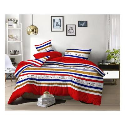 China Sustainable Customizable Cheap Wholesale National Standards Flat Bed Sheet Bedding Sets Comforter Set For Bed for sale