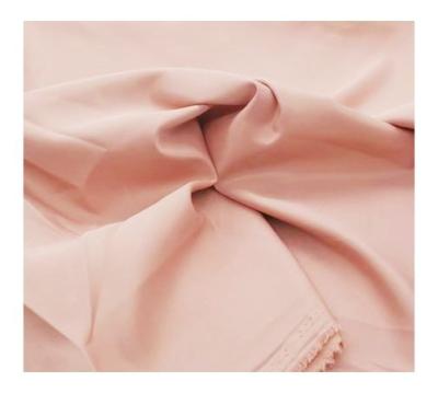 China Shrink-Resistant Pink Smooth Imitation Silk Home Textile-Pillow Imitated Silk Fabric For Dress for sale