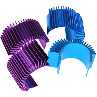 China Stylish Radiator Good Quality Round Sunflower Aluminum Alloy Extrusion Fin Anodized Skiving Radiator for sale