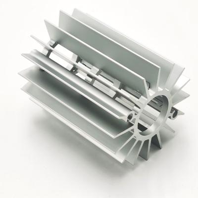 China High Precision Custom Aluminum Enclosure Extrusion Heatsink Nature Anodizing Profile Led Heatsink CNC Machining for sale