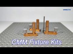 108 Pieces CMM Fixture Kits Steel / Aluminum With Coding System Programmable