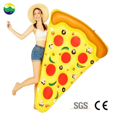 Cina PVC Holiday Adult Pool Float Slice Inflatabile Intex Pizza Slice Mat in vendita