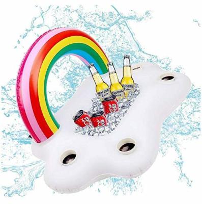 China 0.54kgs Wolkvormig zwembad Float Party Floating Drink Holder Voor zwembad Te koop