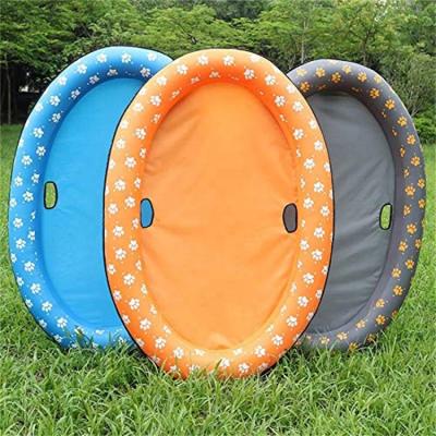 Cina Dog Party Pool Float Inflatabile Floating Dog Toy Dog Pool Float in vendita