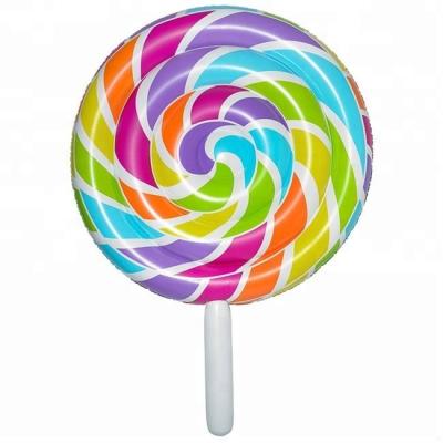 China Candy Beach opblaasbare zwembad Float Lollipop Grappige zwembad Floats voor volwassenen Te koop