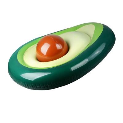 China 0.25mm Eco Friendly Avocado Pool Float Ride On Beach Toys 160cm Te koop