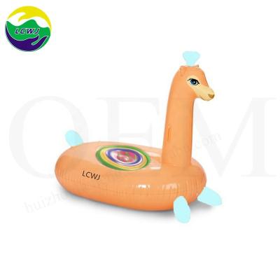 China Vakantie Outdoor Decoratie Blow Up Pool Speelgoed Alpaca Opblaasbaar Drijvend Eiland Te koop