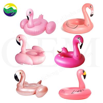 China Rideable OEM Butterfly Wings Float PVC opblaasbaar Pink Flamingo Pool Float Te koop