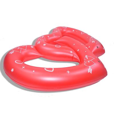 China BSCI CE aufblasbarer Schwimmband Großes Herz aufblasbarer Pool 170 X 110cm zu verkaufen