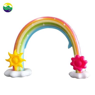 Chine Jouets de pulvérisation gonflables en PVC à domicile Arc-en-ciel à vendre