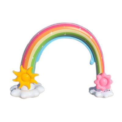 Chine Sprinkler à billes de plage gonflables géant 6 pieds d'eau Rainbow Arc Jouet Pour les nourrissons à vendre