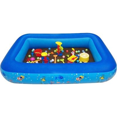 China 180cm 210cm Familien Paddling Pool Schwimmbad für Erwachsene 0,25mm zu verkaufen