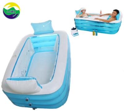 Cina Piscina pieghevole portatile 150x105x70cm Spa Piscina gonfiabile per vasca da bagno in vendita