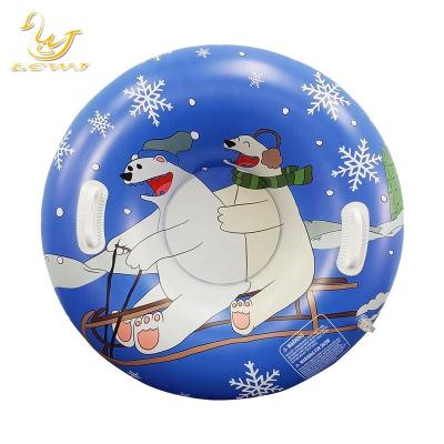 China Eenhoorn Donut Dinosaur Sled Blow Up Sport Heavy Duty Sled Sneeuw Tube Te koop