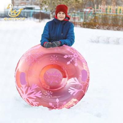 China LC Big Inflatable Snow Tube Toys Adult Snow Sled Inflatable Sleigh zu verkaufen