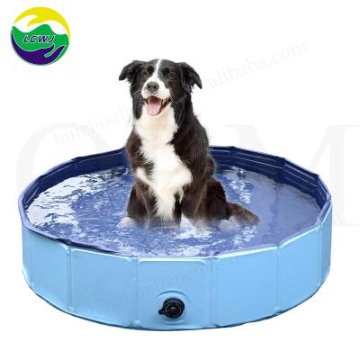 Cina PVC Plastico pieghevole piscina per animali domestici vasca per cani vasca per piscine vasca da bagno in vendita