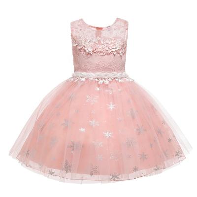 China R187 Girl's Dress New Hand Embroidered Star Princess Dress Anti-Static In Summer for sale