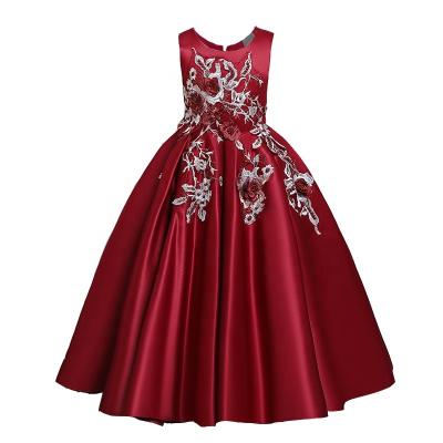 China L162 2020 girls' anti-static princess dress children's Amazon border Central Institute of Statistics high-end birthday party long dress for sale