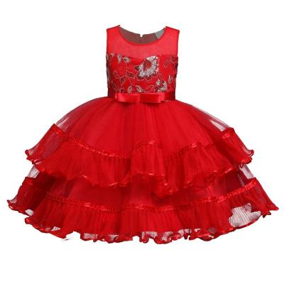 China A08 Anti-static children love to lace up tutu dress bridesmaids wedding party dresses princess for girls dresses for sale