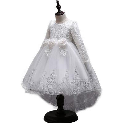 China Anti-static children's dresses provided thick-edition long-sleeved beautiful dress tassel skirt 1351JR for sale