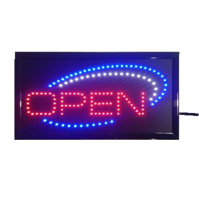 China PVC Frame Fabrics Hot Selling Portable Outdoor Restaurant Commercial Channel Letters Led Open Signs For Business Open Sign for sale