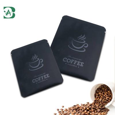 China Custom Drip Proof Side Pouch Gusset Bag Plastic Coffee Packing Bags for sale