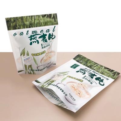 China Moisture Proof Seedling Bags Pake Bag Plastic Black Mylar Custom Shape White Wholesale High Quality Printed Own Logo Oatmeal Packaging Bag for sale