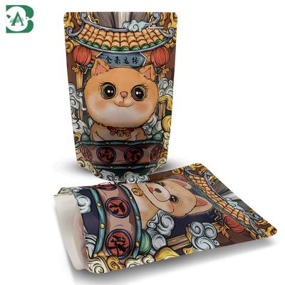 China 5kg Flat Bottom Cat Dog BIODEGRADABLE Custom Resealable Pet Food Packaging Bags for sale