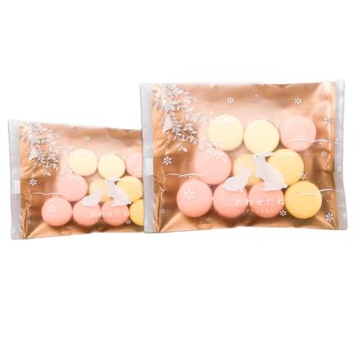 China Moisture Proof Plastic Cake Puffs Candy Packaging Bags Nylon Food Mylar Pouch Dairy Matte Popsicles Package Cute Mooncake Packaging Bag for sale