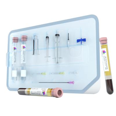 China Pyrogen Free Face PRP Kit 10ml Acd Gel Glass Power PRP Kit For Repair Skin / Hair Beauty for sale