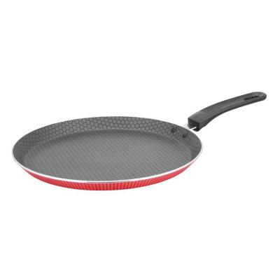 China Direct Viable Crepe Pan Nonstick Cast Aluminum Wok Sauce Stripe Chinese Cooking Manufacturer for sale