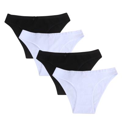 China Wholesale Women Breathable Panties Underwear Lingerie Solid Color Cotton Factory Healthy Seamless Panties for sale