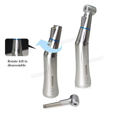 China 2.35mm CA Burs Wedent Dental Laboratory 1:1 Contra Angle Low Speed Dental Handpiece Internal Water Spray LED Handpiece 201D-CAL for sale