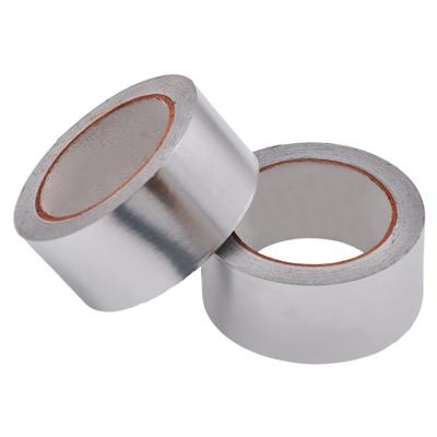 China Aluminum Foil Waterproof Self Adhesive Silver Flame Retardant Tape Adhesive Tape With Foil for sale