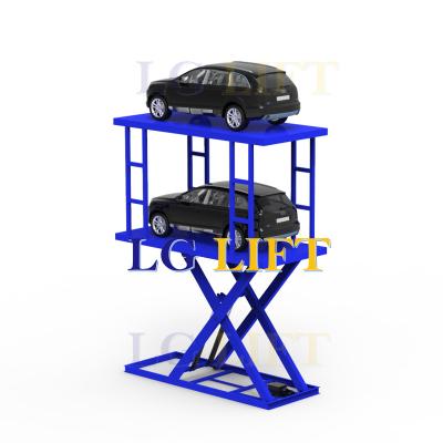 China Car Lift For Underground Diy Scissor Car Parking Lift Stationary Hydraulic Scissor Lift Table Car Lift for sale