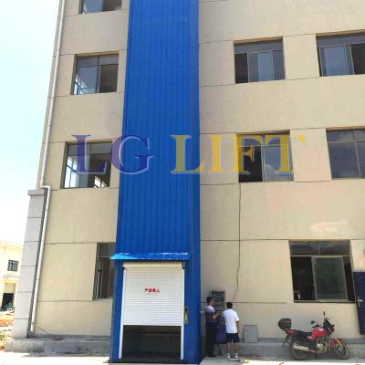 China Warehouse Cargo Lift 3m 4.5m Customized Hydraulic Goods Lift Material Lifting Freight Elevator for sale