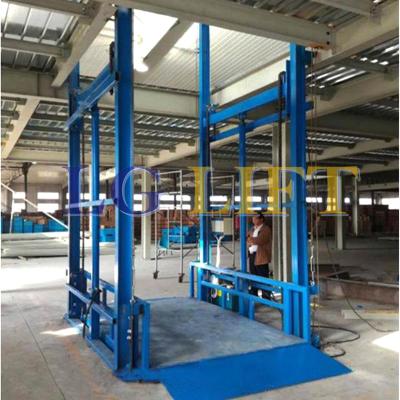 China Warehouse Cargo Lift LGLIFT Small Warehouse Wall Mounted Cargo Lift Platform for sale