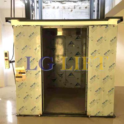 China Good Quality 8m Hydraulic Guide Rail Vertical Warehouse Cargo Lift LGLIFT Cargo Lift Main Goods In Use for sale