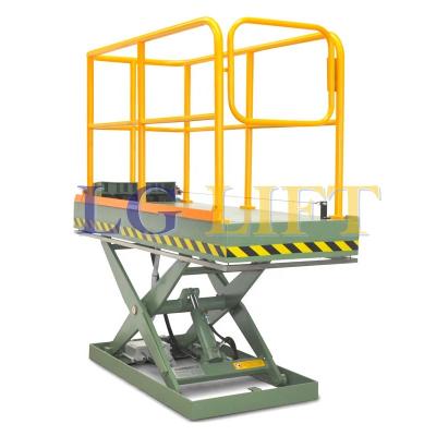 China Car Lift For Lifting Cars Stationary Hydraulic Powered Scissor Elevation Platform for sale