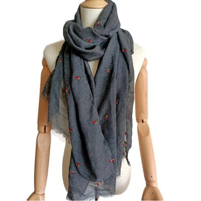 China Polyester Satin Head Printing Lightweight Scarves For Women for sale