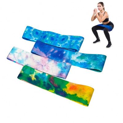 China Hot Selling Durable/Portable 3pcs Set Yoga Gym Resistance Band Resistance Band Elastic Fitness Band Set for sale