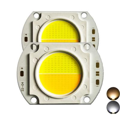 China INGAN Bridgelux Epistar flip chip led dual color COB high power TDC 2700K 6500K 4046 100W 200W COB 100w for sale