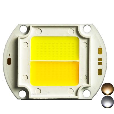 China INGAN High CRI 95 COB Led Dual 6000K&3000K Bi Color High Power 100W 4046 Chip Warm White Cool White Led Cob Led for sale