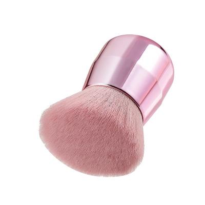 China Hot Selling Simple Flat Brush Banfi Foundation Brush Pink Powder Makeup Single Brush For Routine Removal Blush Makeup Use for sale