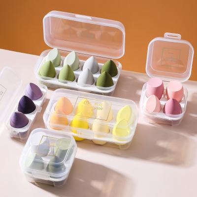 China banfi puff makeup blender latex free cosmetic makeup sponge with storage box beauty tool women make up for sale