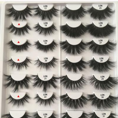 China Banfi Free Samples Mink Eyelashes Natural Soft Pairs Package Natural Black Handmade Color Cotton 25mm 3d 5d Mink Strip Lashes for sale