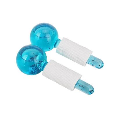 China EYE Beauty Ice Hockey Energy Face and Eye Massager Skin Care Crystal Ball Facial Cooling Ice Globes Water Wave for sale